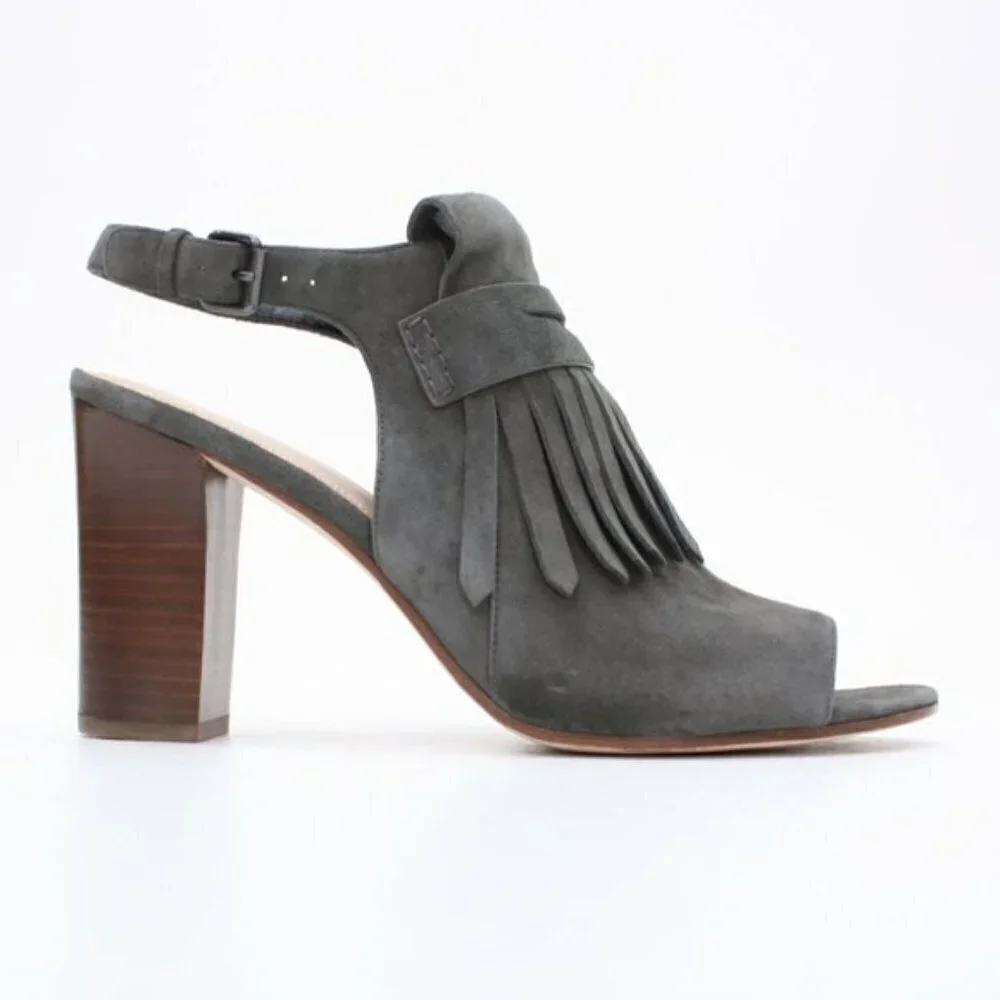 Via Spiga Kilty Peep Toe Slingbacks sandals shoetie 11M